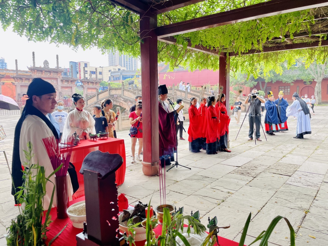 德阳文庙举行2022年端午传统民俗活动