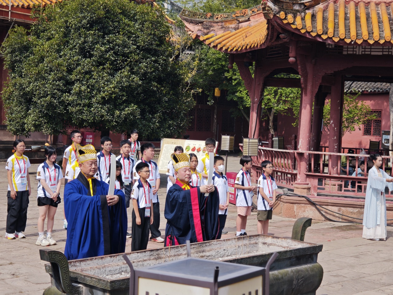 礼敬先师 情系中华｜旺角区少年警讯香港青年研习团走进德阳文庙(图6)