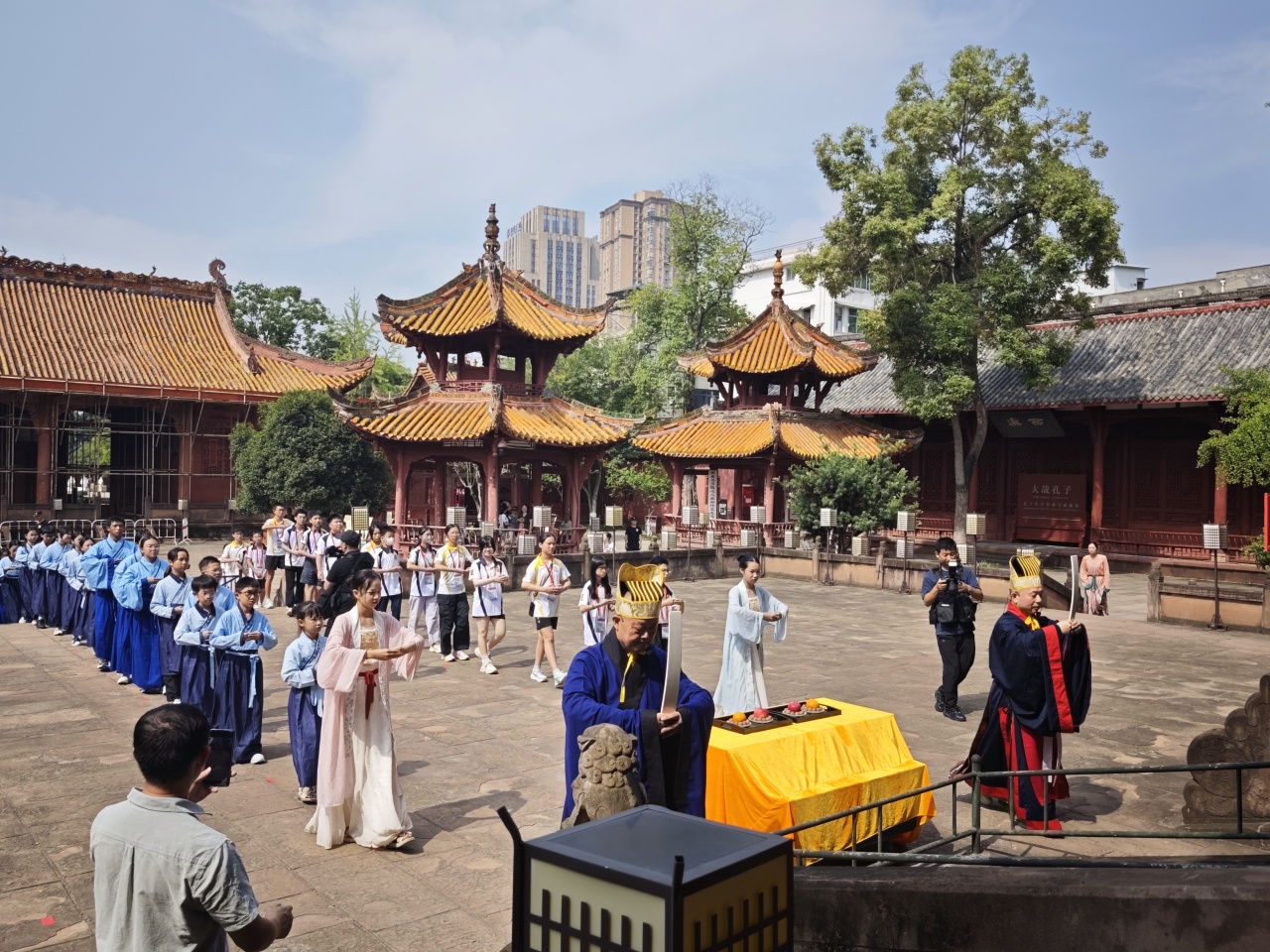 礼敬先师 情系中华｜旺角区少年警讯香港青年研习团走进德阳文庙(图7)