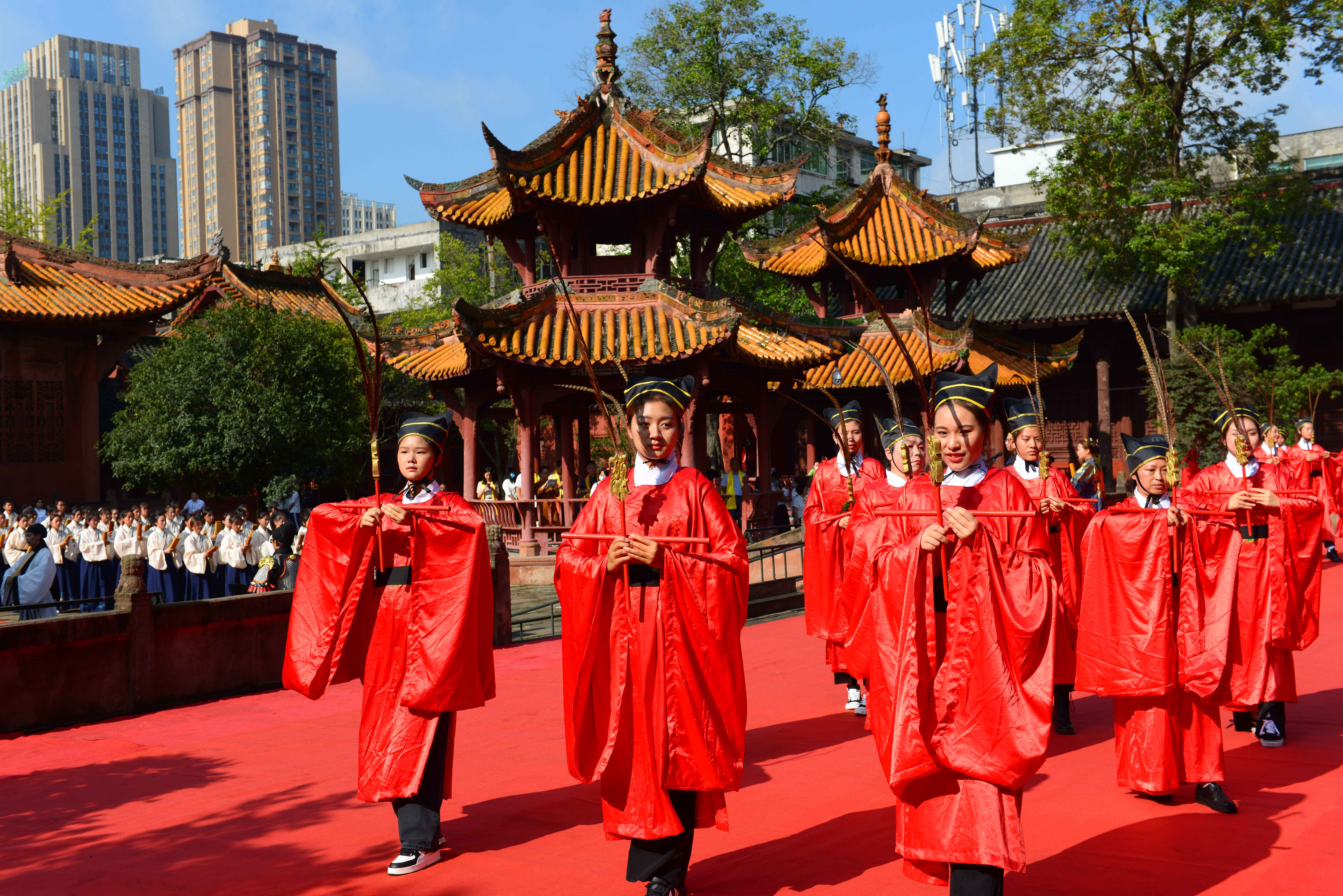 2021年祭孔大典在德阳文庙隆重举行(图14)